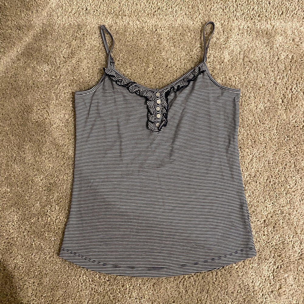 Spaghetti strap cami, stripes from Talbots